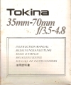 Tokina 35mm-70mm f/3.5-4.8