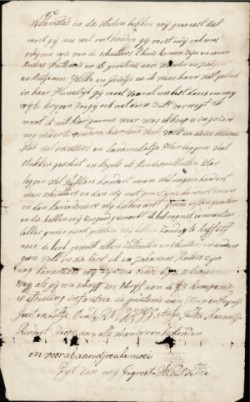 Brief uit Willemstad, 10 april 1831